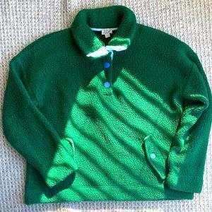 J. Crew Vintage Fleece Pullover Large